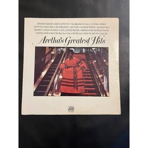 ARETHA FRANKLIN ARETHA’S GREATEST HITS SD8295 ATLANTIC, NO RECORD.